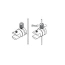 Soporte Cable-Repisas Sencillo.