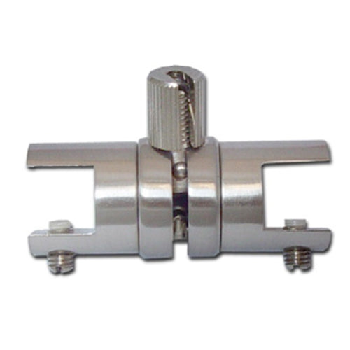 Soporte cable-repisas doble.