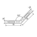 Plancha  De 135° Para Cabezal. Alta Calidad. 10 Años De Garantia.