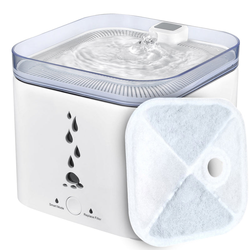 Filtro para bebedero de agua automático para mascotas 2.75 Lts. (Se vende por Unidad)