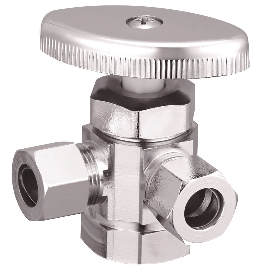 Llave de ángulo de 1/2" x 3/8" x 3/8"