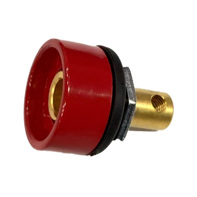 Din (Conector Rapido) Rojo para UTW21606 repuesto maquina de soldar inverter160 amp ( AM004000018 )