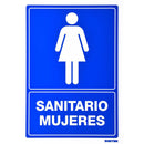 Letrero "Sanitario Mujeres" Surtek