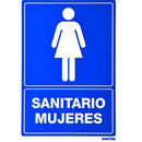 Letrero "Sanitario Mujeres" Surtek