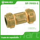 Unión de Compresión 3/4" de Latón. Cople de Reparación para Tuberías. Coupling.