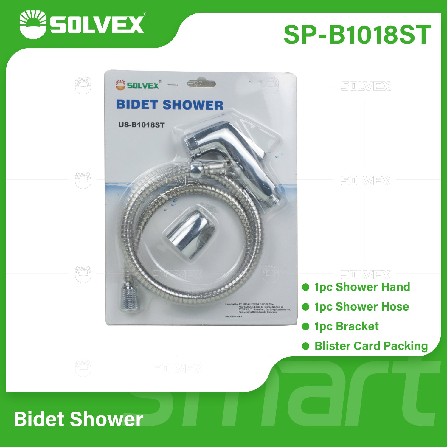 Ducha Sanitaria Tipo Teléfono Cromada. Set de 3 Piezas con Manguera y Soporte. Regadera de Mano para Inodoro Bidet.