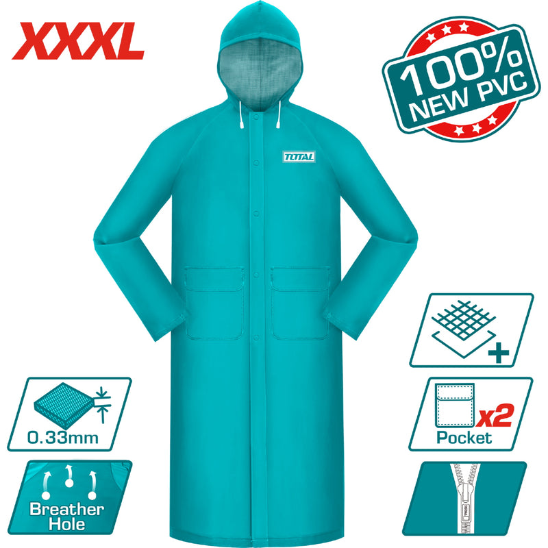 Capote Impermeable para lluvia XXXL