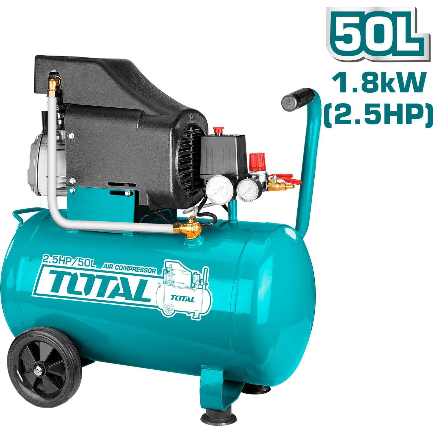 Compresor De Aire 2.5Hp 50L 110V/60Htz