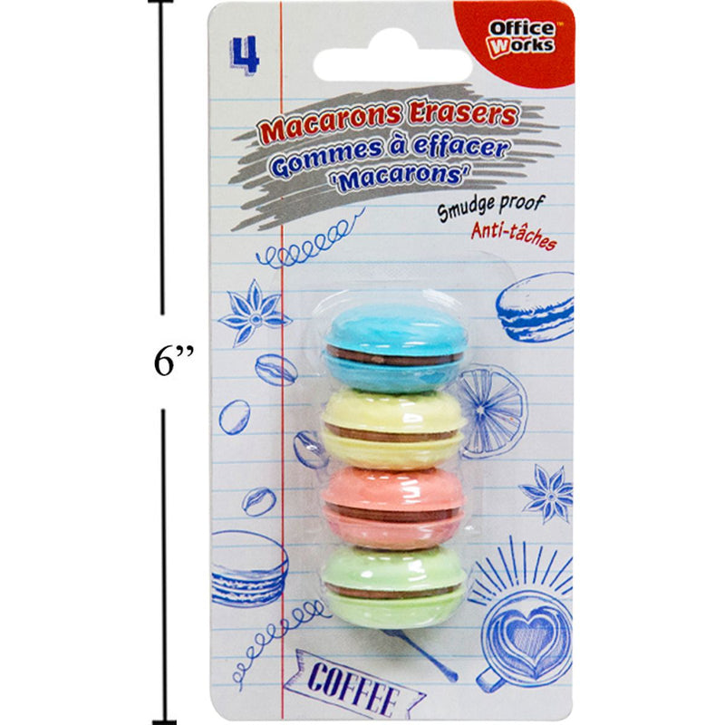 Borradores de macarons de 4 piezas