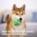 Pelota crazy ball tela verde para mascota