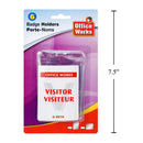 Porta credenciales de visitante, porta carnet ( 6pzas)