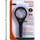Desk Tech, lupa 3X de 2 ", b / c (solo color negro)