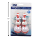 Pesca 8 piezas Flotadores de pesca, 4 tamaños