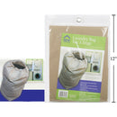 Bolsa de lavandería de 12.5x12.5x28.5 ", marrón