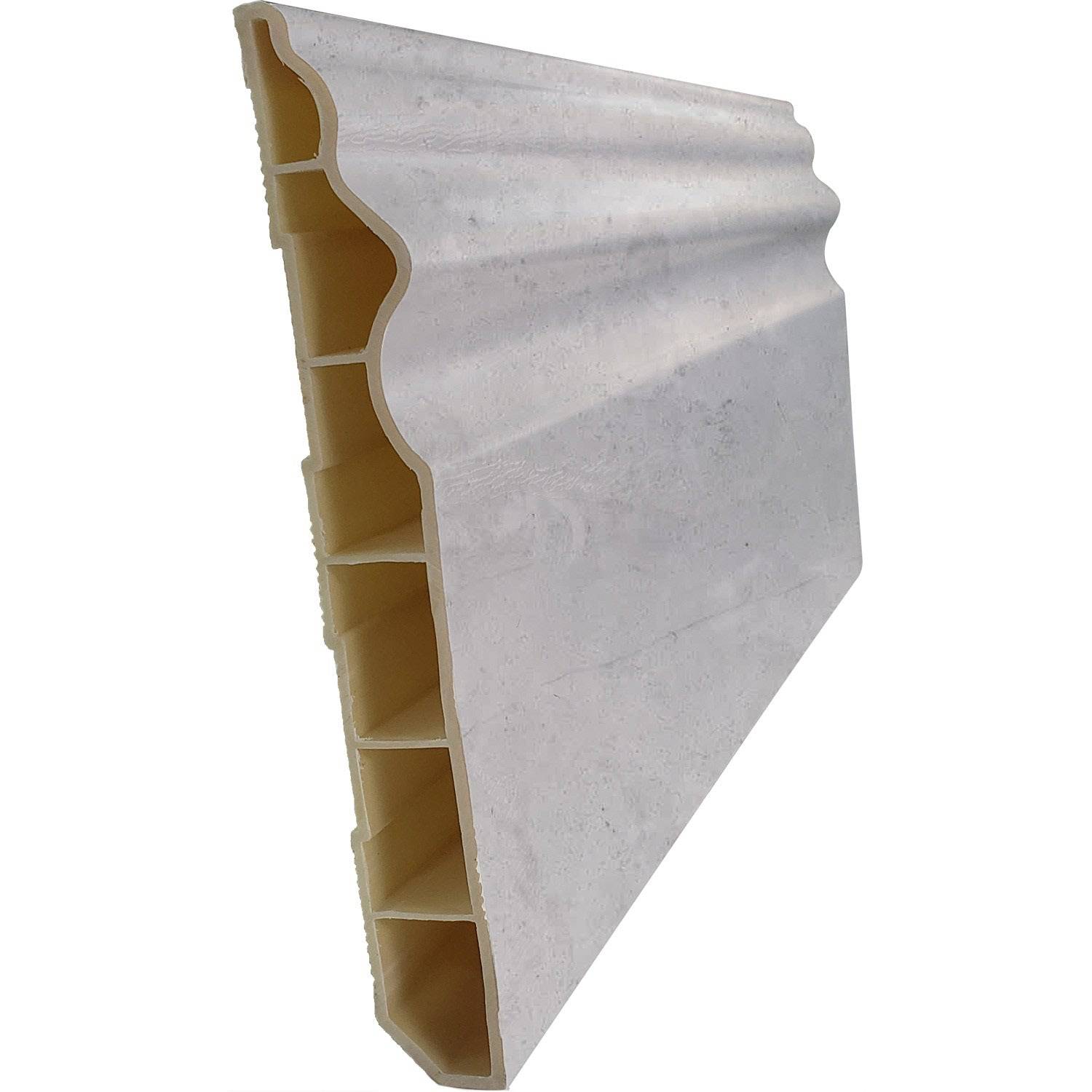 Zócalo PVC Para Piso SPC Beige Stone 90 X 2900 Mm