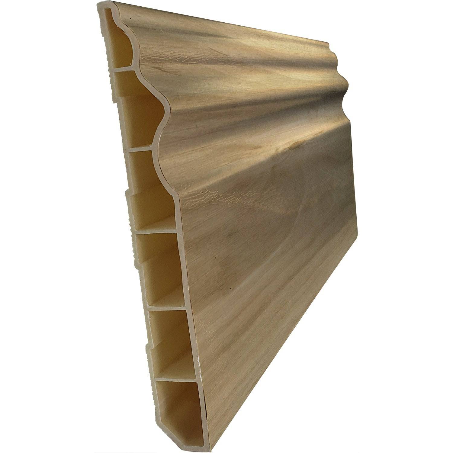 Zócalo PVC Para Piso SPC Maple 90 X 2900 Mm