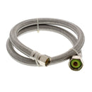 Tubo de abasto de acero inoxidable de 30" para lavamanos 3/8" x 1/2".