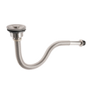 Desagüe para fregador 1-1/2". Tubo Flexible de Drenaje en Acero Inoxidable 80 cm con Colador.