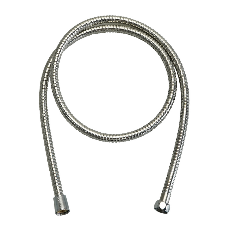 Manguera Flexible 150 cm para Ducha Tipo Teléfono. Acero Inoxidable con Interior PVC y Conexiones 1/2".