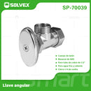 Llave De Ángulo 1/2" Con Cierre De 1/4 De Vuelta. Agua Fría Y Caliente. Para Tubería De Cobre.