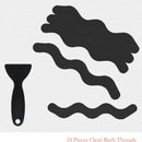 Pegatina Adhesivo antiresbalante para ducha, 24 tiras sticker