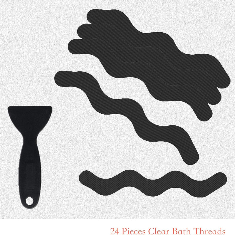 Pegatina Adhesivo antiresbalante para ducha, 24 tiras sticker