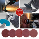 Discos Abrasivos 2” con Mandril 1/4” (Set de 60 piezas). Lijas de Grano 36 a 240 para Taladro. Discos Flap.