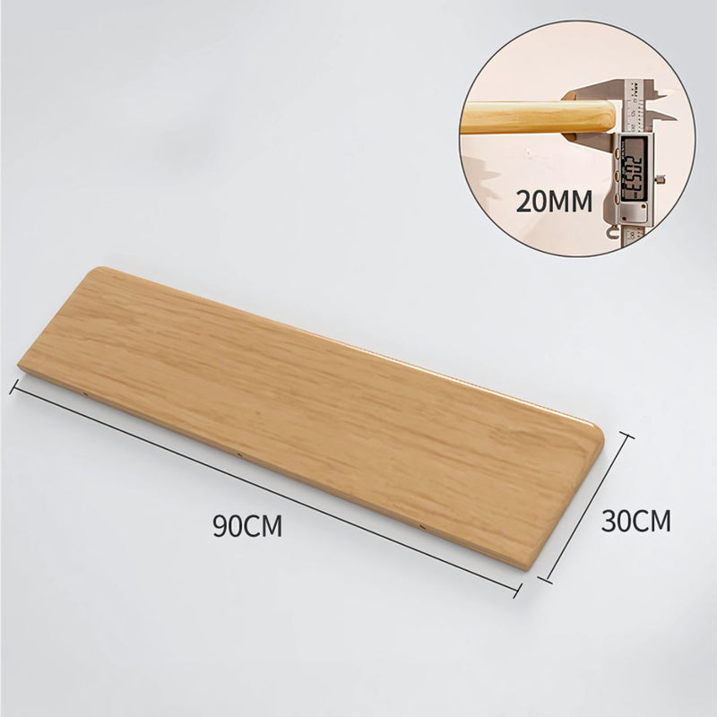 Repisa de pared. Estantería flotante.  Tablilla de 30 x 90cm. Color avellano.