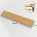 Repisa de pared. Estantería flotante. Tablilla de 30 x 120cm. Color avellano.