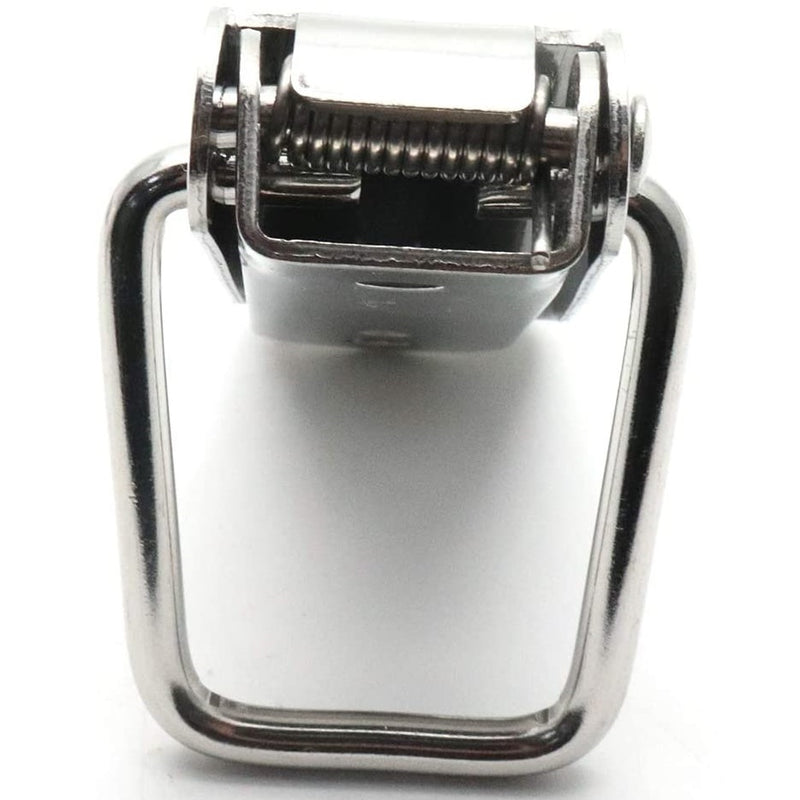 Cerradura de palanca con resorte. Largo 136mm, Ancho 40mm Acero Inox (1 Und).