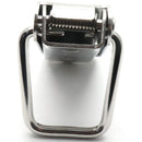 Cerradura de palanca con resorte. Largo 136mm, Ancho 40mm Acero Inox (1 Und).