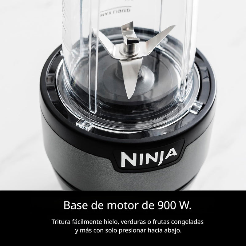 Licuadora personal Ninja  Nutri blender BN300. Extractor de nutrientes de 700 W y tecnología Pulse.