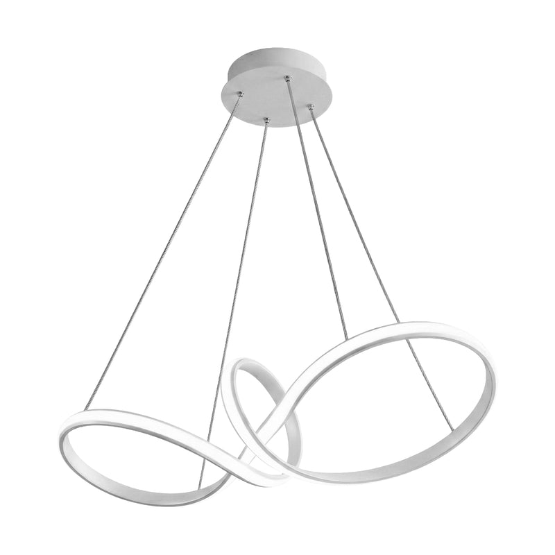Lámpara Colgante LED Inteligente 75W 3CCT Regulable Blanca 5850LM Control Remoto App. Diseño Moderno