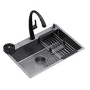 Fregador de acero inoxidable 30” x 20” x 8.66”. Spezia 76