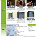 Refrigerador nevera mini de 85 litros con puerta de vidrio. Capacidad para 70 latas. Color Negro. Modelo Piave Drija