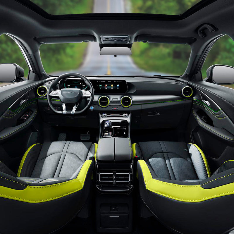 Vehículo Eléctrico SUV EV Friday 430km Forthing exclusive 360° Cam Color Verde Tecno /Interior Negr