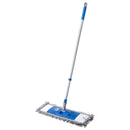 Lampazo Mopa Plana (40cm) con Mango Telescópico 73–130cm. Trapeador de Microfibra para Pisos.
