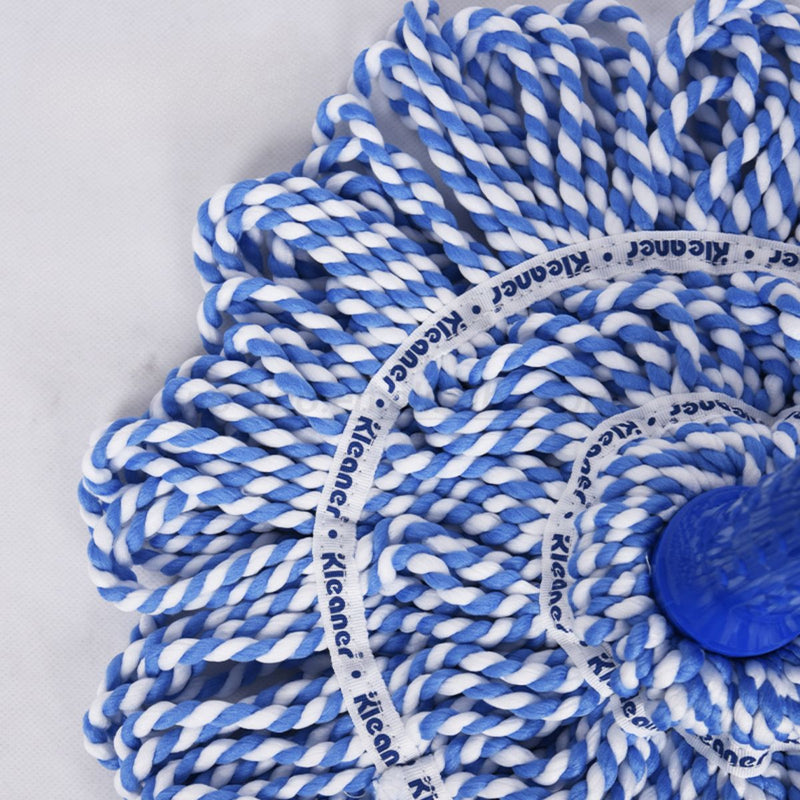 Trapeador Twist de Microfibra. Mopa con Sistema de Auto-Escurrido por Giro. Lampazo con Mango Metálico de 120cm.