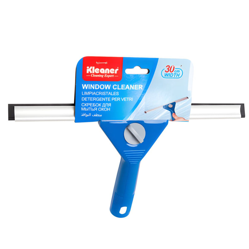 Limpiador de Vidrios con Hoja de Aluminio de 30cm. Escurridor para Ventanas.