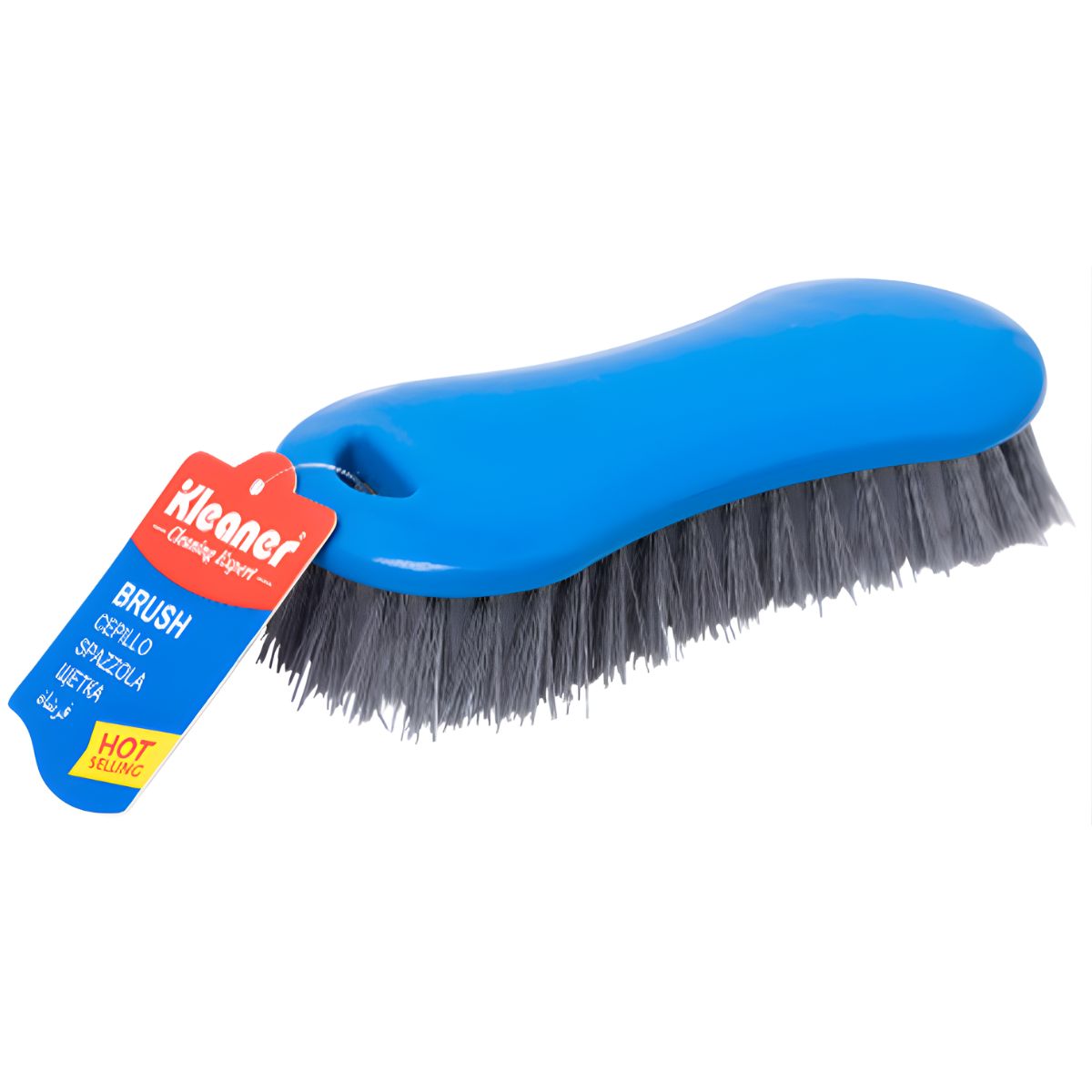 Cepillo de Limpieza Manual con Cerdas de 28mm. Cepillo Multiusos de Plástico 156x68mm.