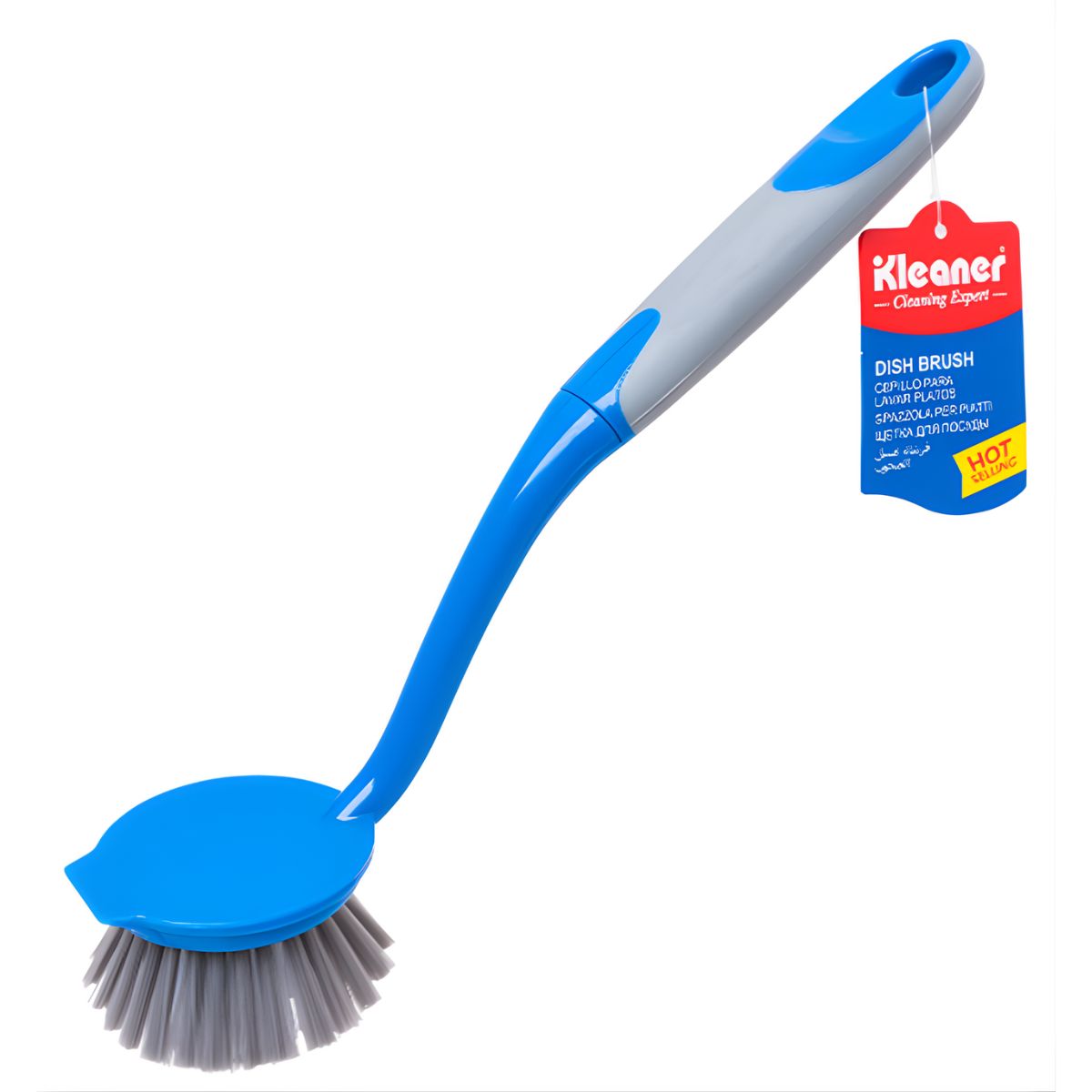 Cepillo para lavar platos con mango antideslizante. Cepillo de Limpieza con Cerdas de 24mm para fregar.