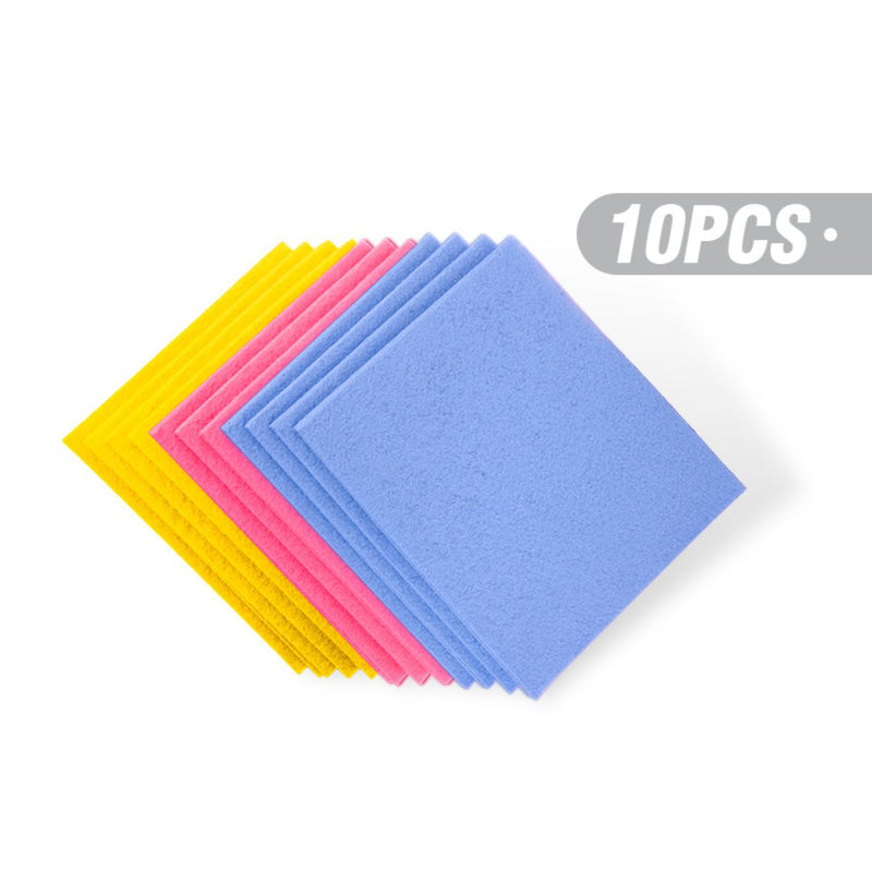Paños de Limpieza No Tejidos. Pack de 10 Unidades. Trapos Multiusos (31×35cm) super absorbentes.
