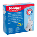 Guantes Desechables de Nitrilo (12 Pares) Talla L. Color Blanco.