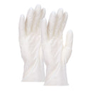 Guantes Desechables de Nitrilo (25 Pares) Talla L. Color Blanco.