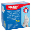 Guantes Desechables de Nitrilo (25 Pares) Talla L. Color Blanco.