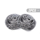 Brillo para Fregar (15g). Pack de 2 unidades. Fibra Metálica de Acero Inoxidable.