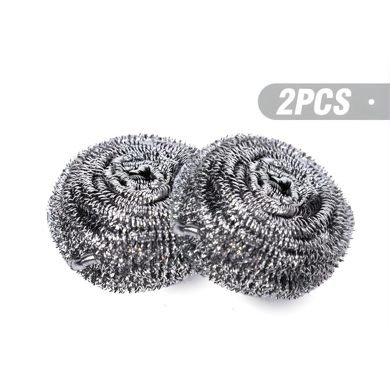 Brillo para Fregar (15g). Pack de 2 unidades. Fibra Metálica de Acero Inoxidable.