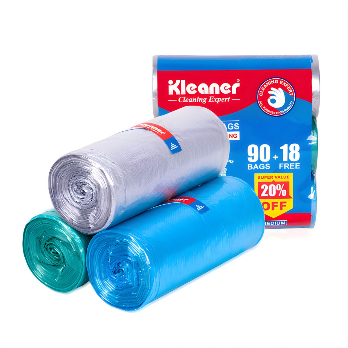 Bolsas De Basura De 10 Litros. (Pack De 108 Unidades) Bolsas De Residuo 45Cm x 50Cm. Cartuchos 2.6Gal.