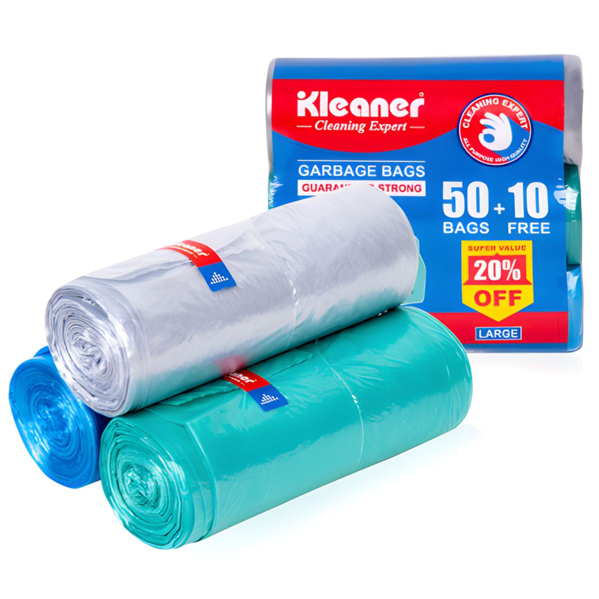 Bolsas De Basura De 15 Litros. (Pack De 60 Unidades) Bolsas De Residuo 50Cm x 70Cm. Cartuchos 4Gal.