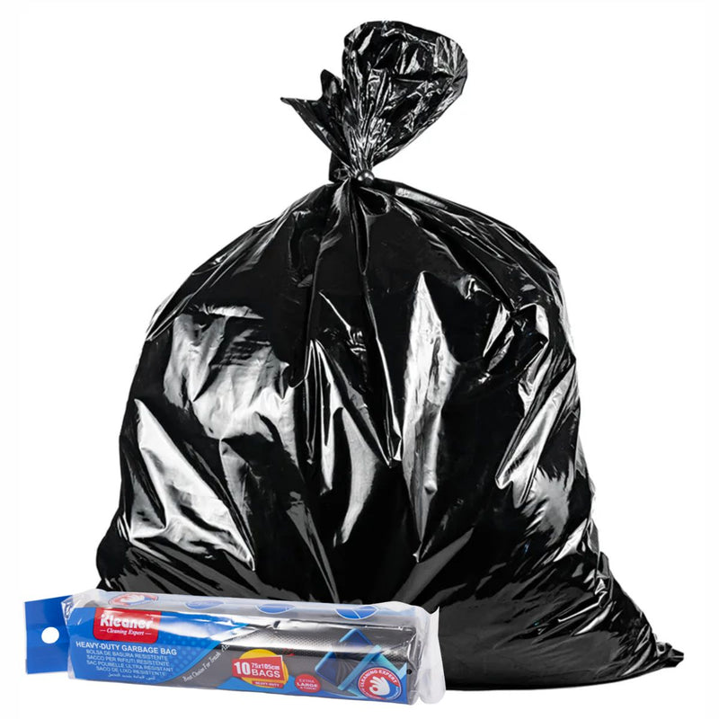 Bolsas De Basura Negras (Pack De 10 Unidades). Bolsas de residuo 75x105cm. Cartuchos.